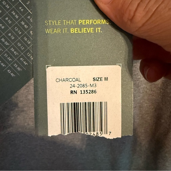 NWT Lyssé Alondra Zip Front Sweatshirt Gray Size Medium Womens - Picture 3 of 9